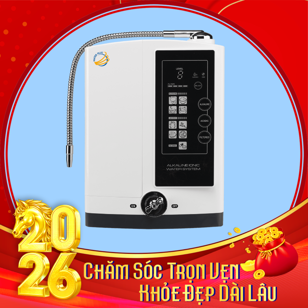 Máy lọc nước Ion Kiềm Water Plus