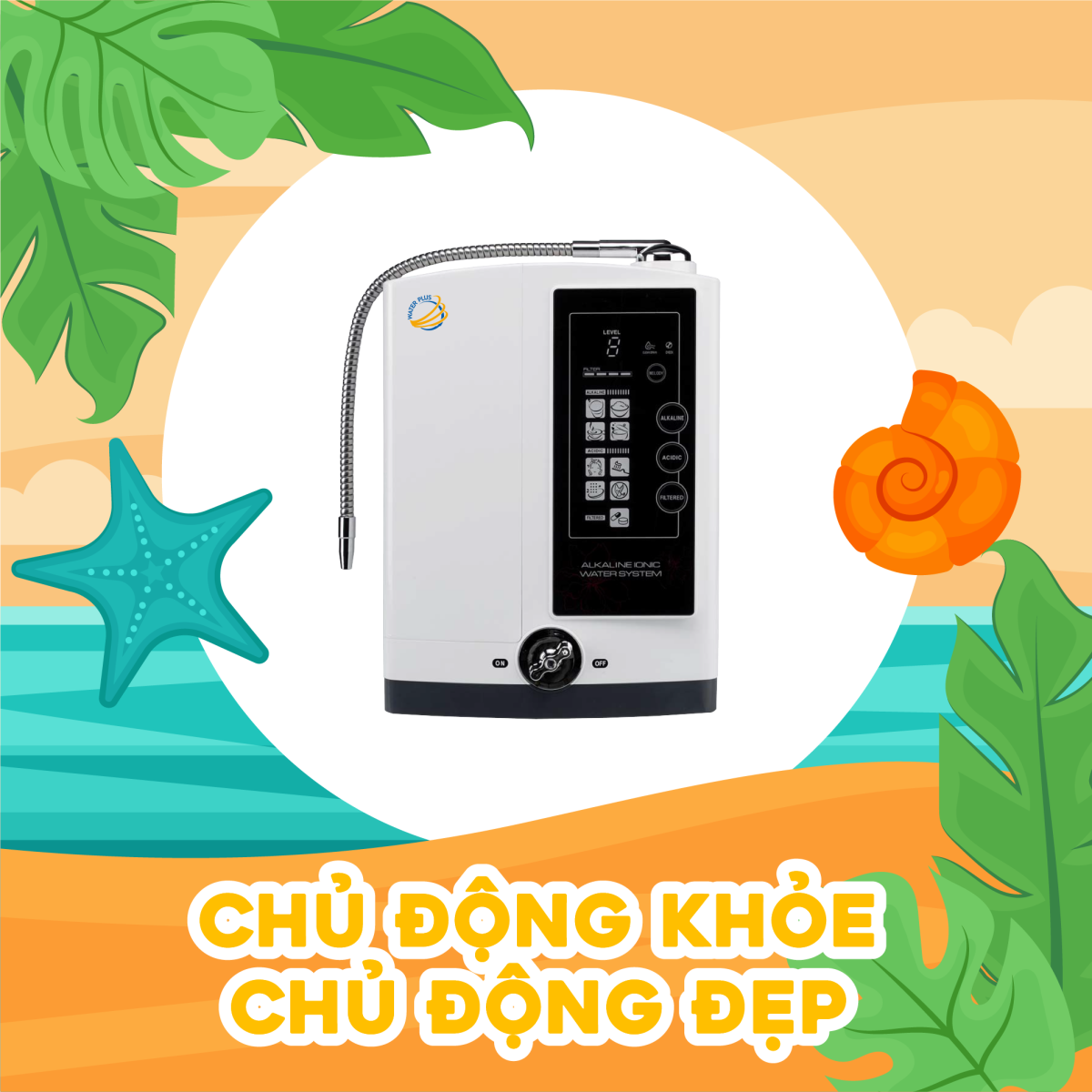 Máy Lọc Nước Ion Kiềm Water Plus