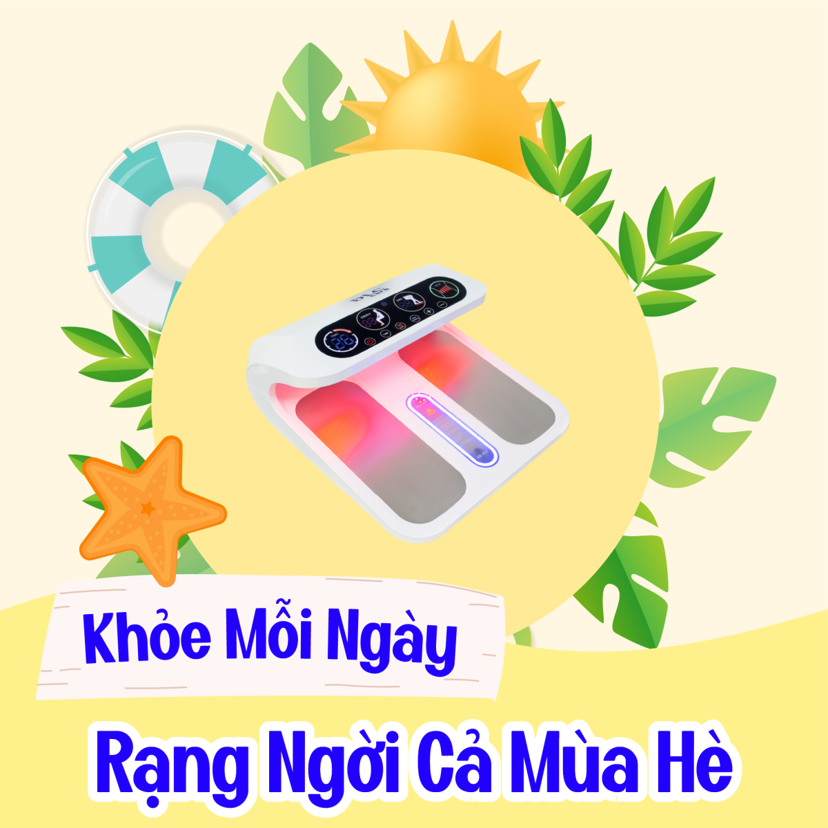 Thiết bị Massage Chân DLCCare Thz-Bio